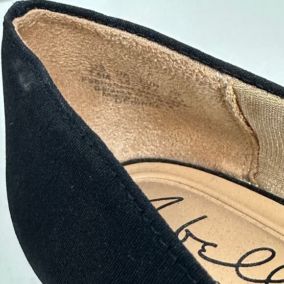 Abella Desiree Women’s Shoes Size 7.5 Black Wedge Slip-On Round Toe Loafers NEW - Picture 10 of 10